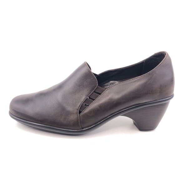 Dansko Brown Leather Slip on Pump Shoes EUR 40 - Picture 1 of 13